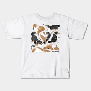 Rough collies Kids T-Shirt